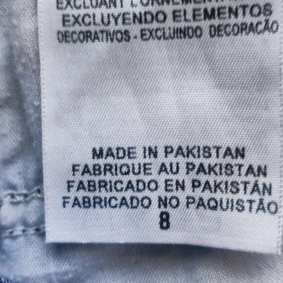 Denizen from Levi's jeans short blue women's size 8 - Picture 6 of 8